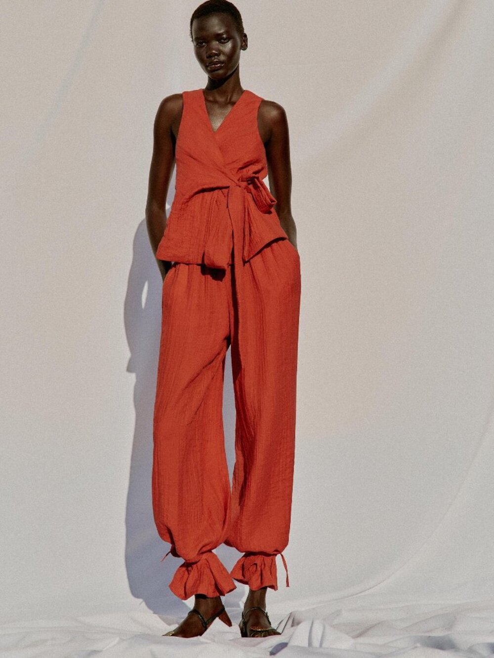 Zara Set Burnt Orange Size Medium